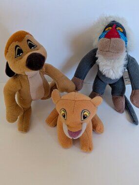 Disney The Lion King 2 Simbas Pride McDonalds Happy Meal Plush Toys Lot of 3